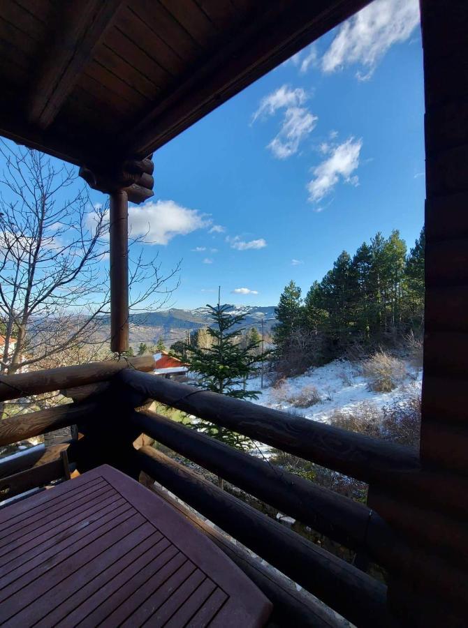 Paradise Chalet Ano Trikala Exteriör bild
