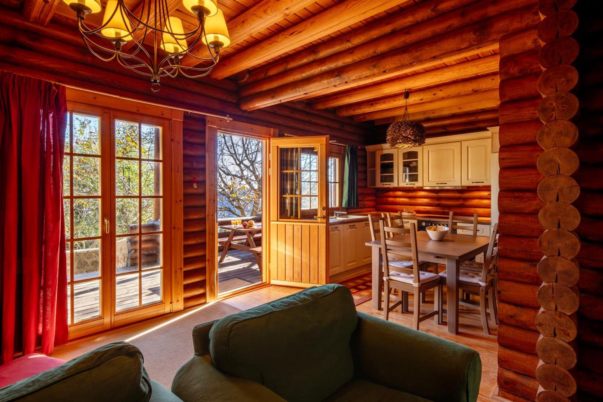 Paradise Chalet Ano Trikala Exteriör bild