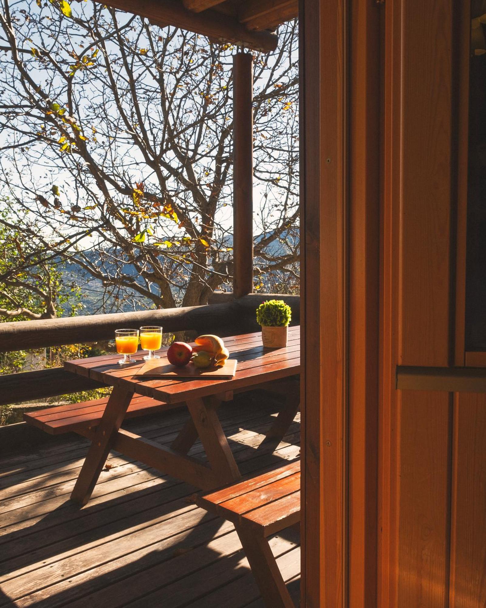 Paradise Chalet Ano Trikala Exteriör bild