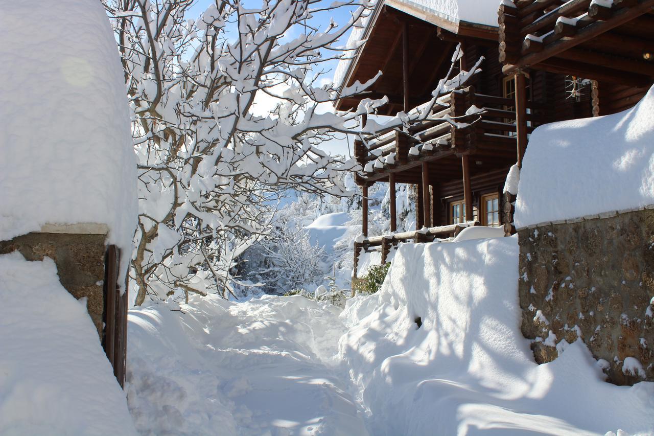 Paradise Chalet Ano Trikala Exteriör bild